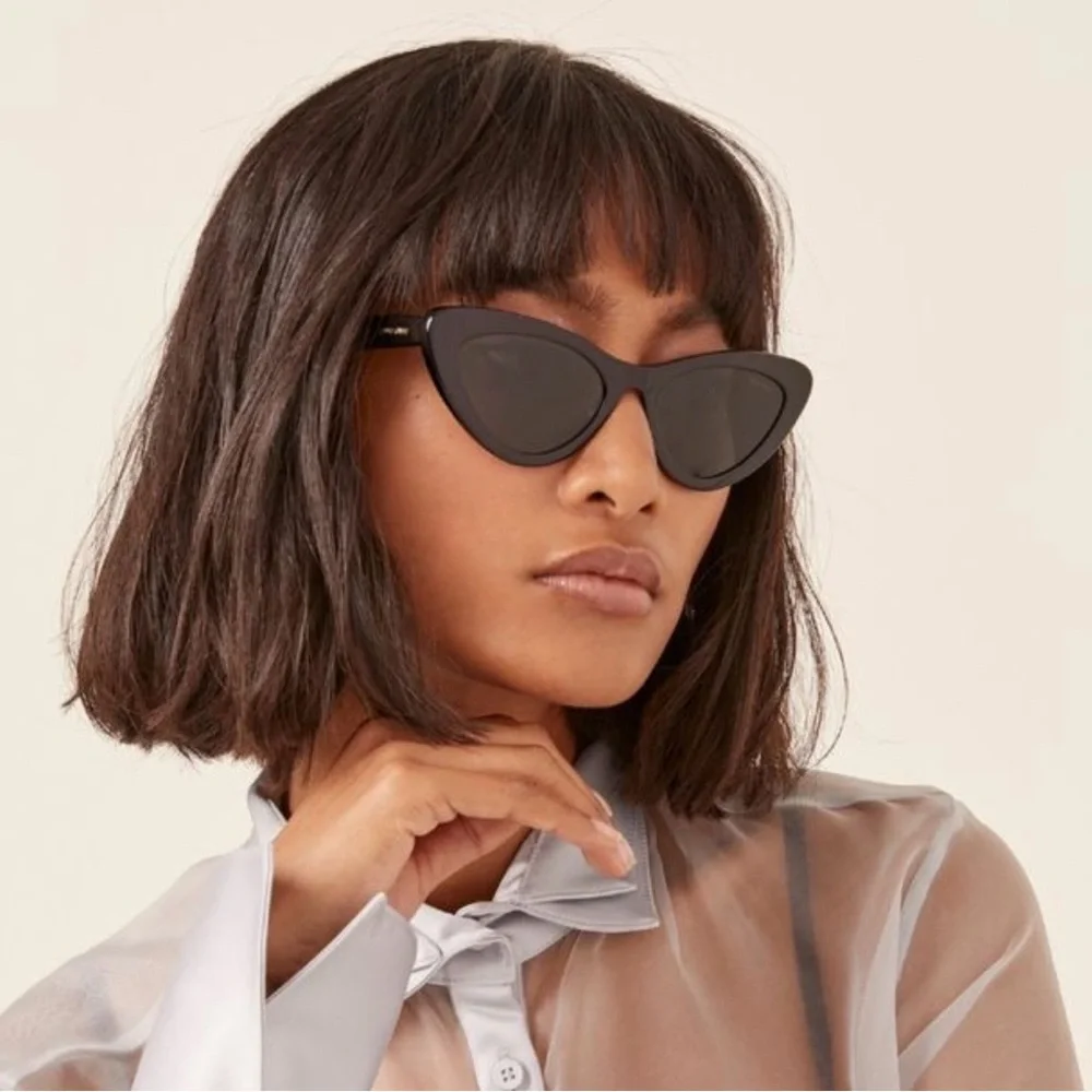 Miu Miu Black Cat-Eye Women's Sunglasses